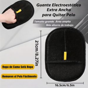 guante removedor de pelo para mascotas